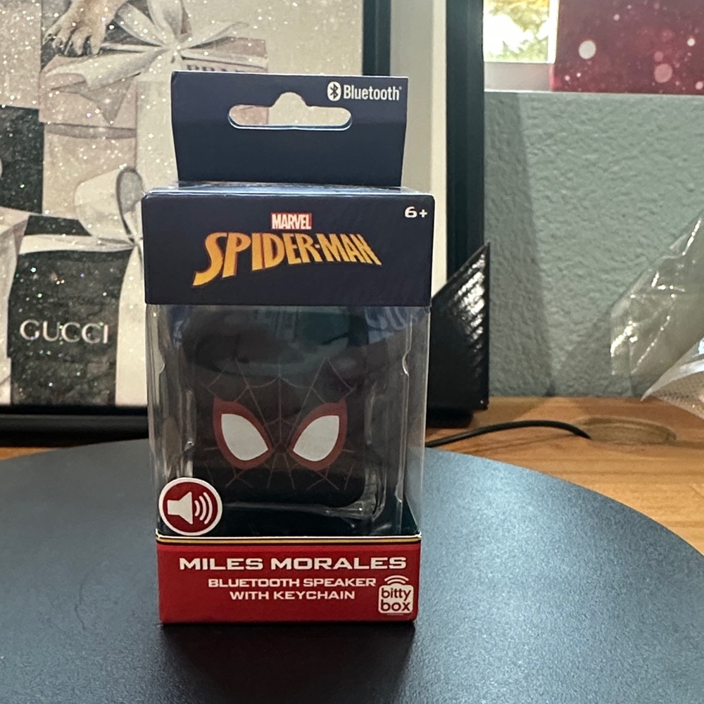 Bitty Box - Marvel Spider-Man Miles Morales Bluetooth Speaker - Black and Red